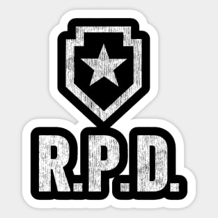 RPD Raccoon Police Department Sticker